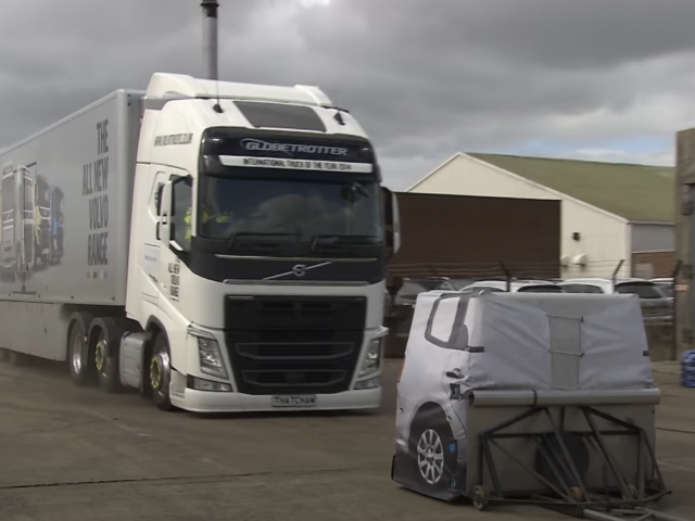 HGV AEB system demonstration